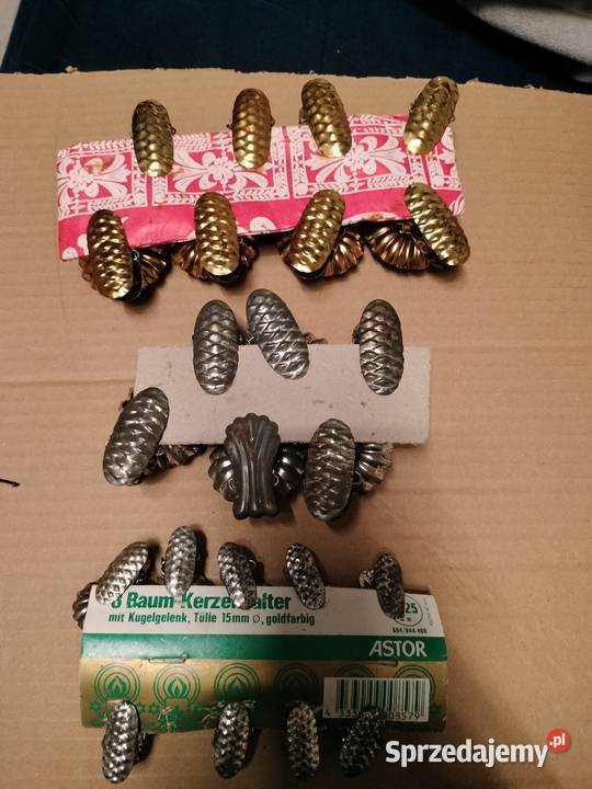 Choinkowe Żabkiklipsy na świeczki zestaw Choszczno