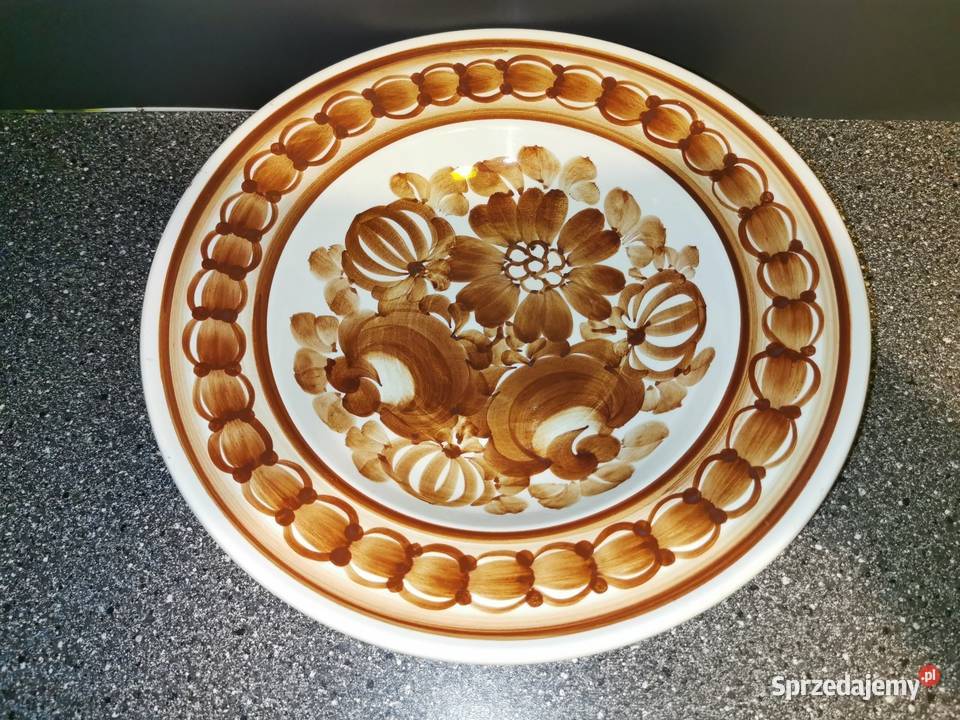 Talerz głęboki na ścianę Włocławek PRL Vintage Piastów sprzedam