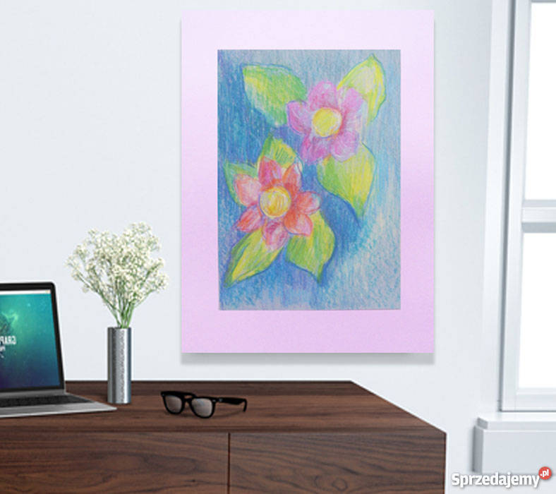 kolorowy obrazek do domukwiaty pastele Katowice