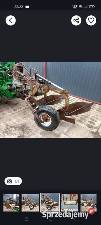 Pług zagonowy Overum 121416 hydrauliczne Lubawa