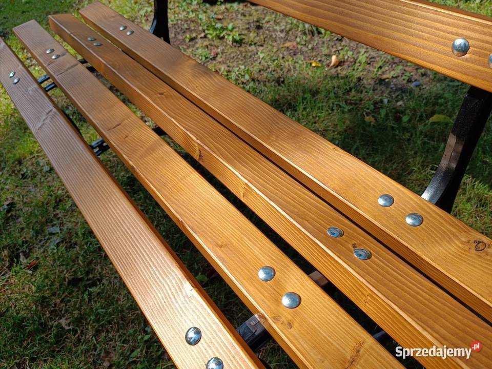 Drewniana ławka ogrodowa 150 solidna Miechów