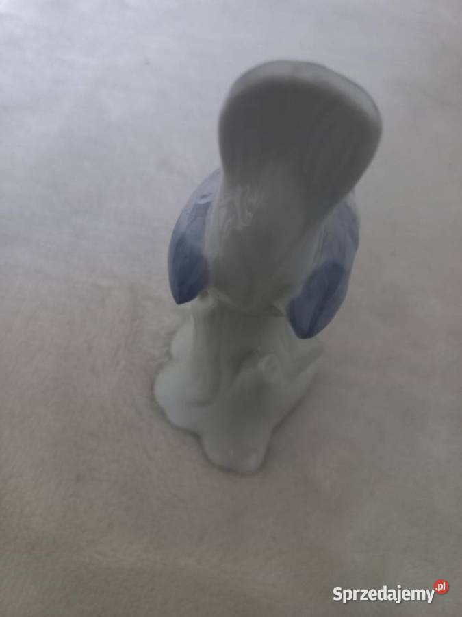 Figurka porcelanowa ptak Sikorka Toruń
