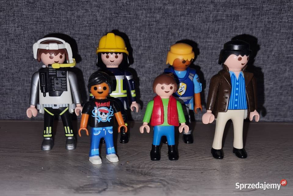Figurki zestaw kolekcja Playmobil 6 sztuk Łódź sprzedam