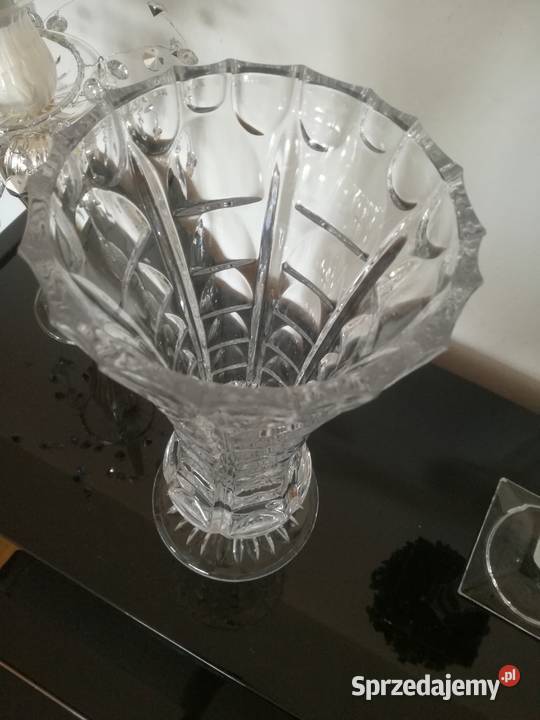 Wyjątkowy stary duży wazon Szkło kryształowe Jastrzębie-Zdrój