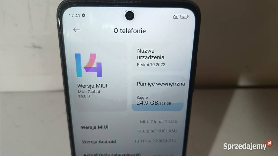 Smartfon Redmi 10 2022 4128GB Katowice