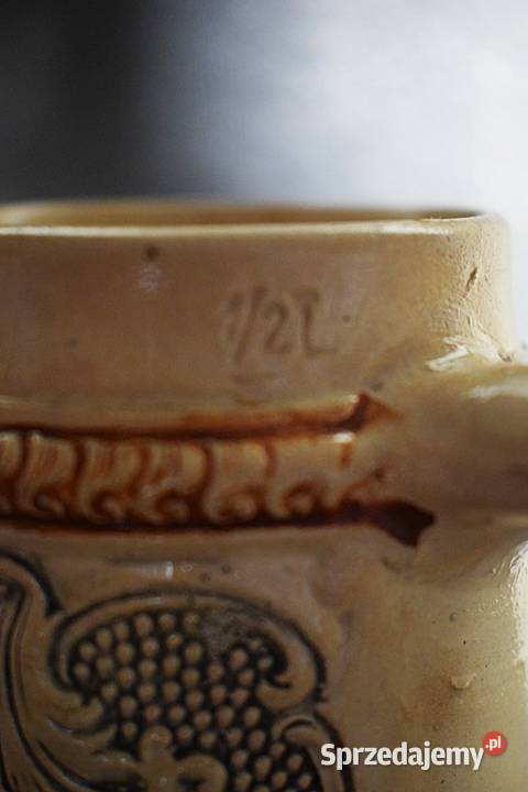 Kufel ceramiczny 1 2 L przedwojenny Chełmno sprzedam