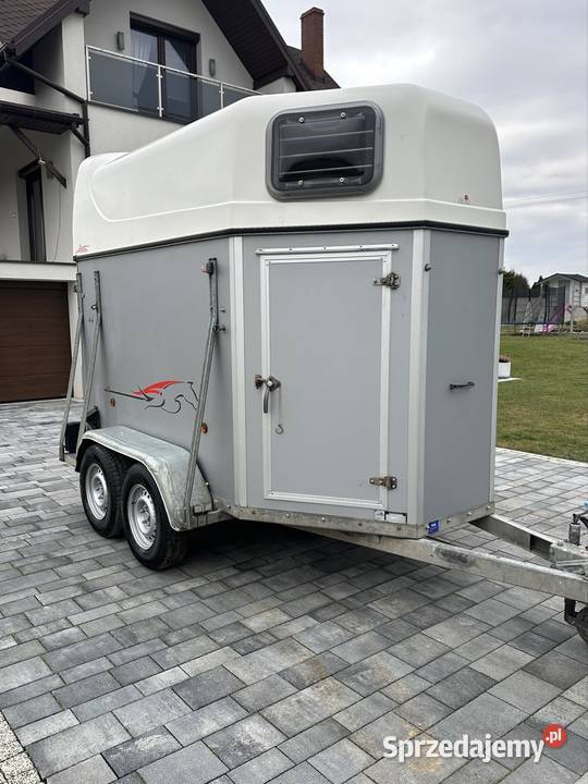 Przyczepa do przewozu 2 koni dmc 1300 kat B Mokra