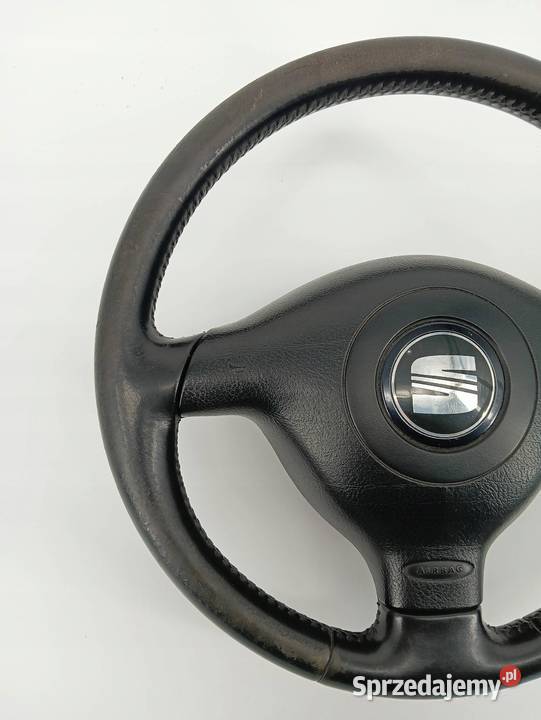 KIEROWNICA TRÓJRAMIENNA SKÓRZANA TOLEDO II Seat Wyposażenie wnętrza