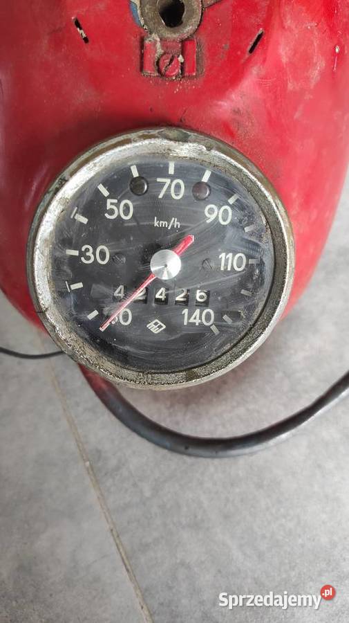 Lampa licznik stacyjka instalacja MZ TS 250 Liczniki Grybów