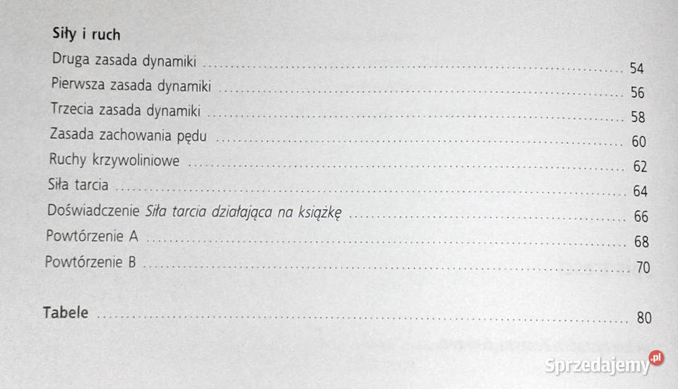 Fizyka 1Pomiary i jednostki siły ruch siły i lubelskie sprzedam
