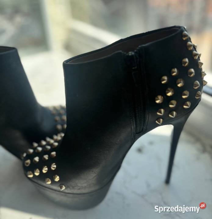 Sexy szpilki Kurt Heiger 38 czarny Ciechanów sprzedam