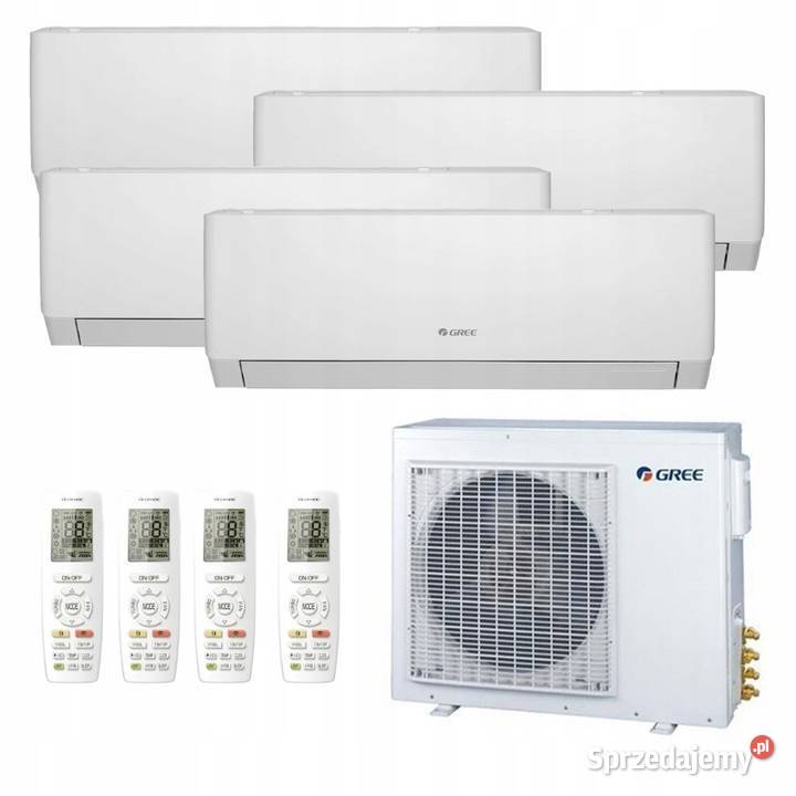 Klimatyzacja Gree MULTISPLIT 4x27kw Pular PRO