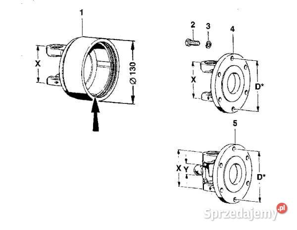 Zestaw sprężyn K641 120 daNm 594500120 Kamionna