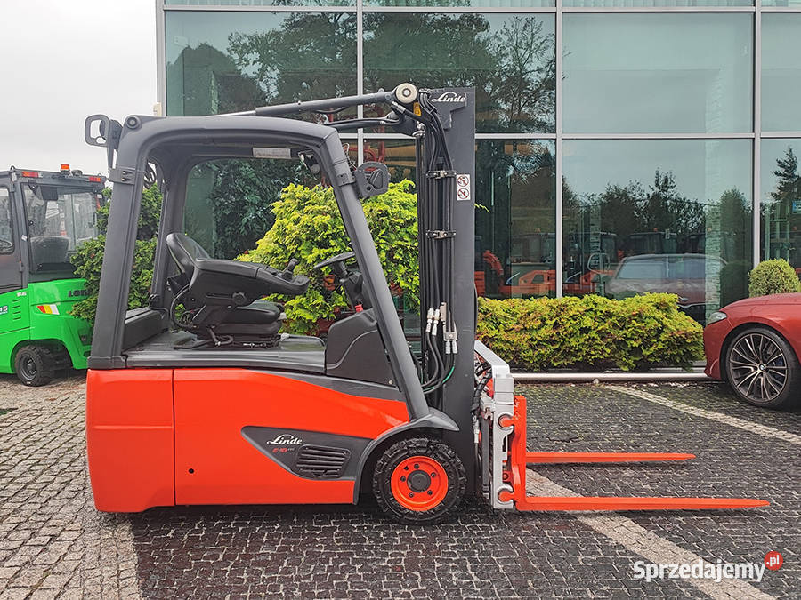 Wózek widłowy elektryczny Linde E1602 16 t Kęty