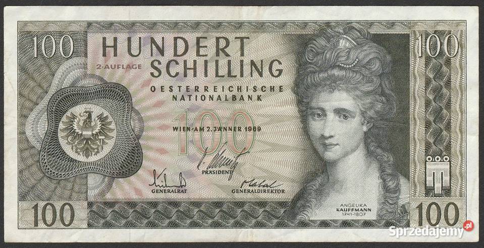 AUSTRIA 100 SCHILLING 1969 Numizmatyka Łódź sprzedam