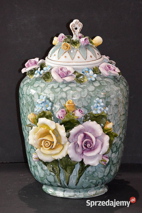 Roceram porcelana Waza Isabela pięknie zdobiona Środa Wielkopolska