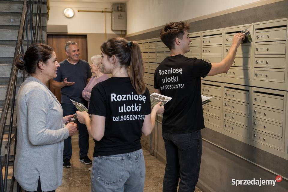 Rozniosę Twoje ulotki do euroskrzynek Warszawa