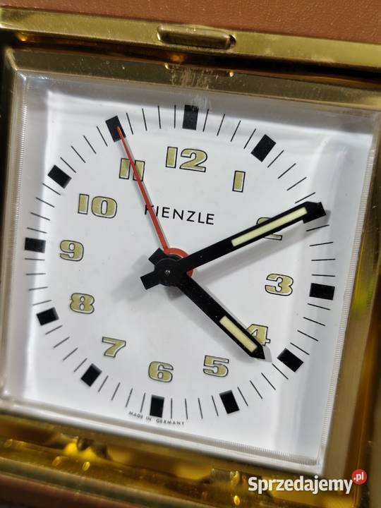 Stary Budzik Podróżny KIENZLE Vintage Lata 5060 łódzkie Poddębice