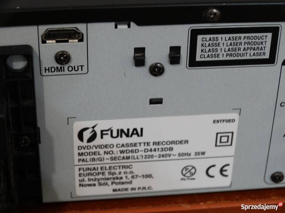 Magnetowid z HDMi USB DVDrec FunaijWYSYŁKA Jasło