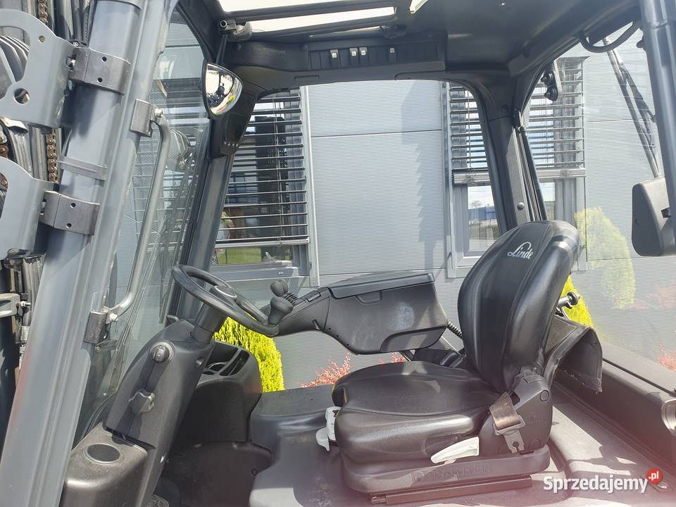 Wózek LINDE E20 4 sekcje Triplex 607m Przesuw Proszowice