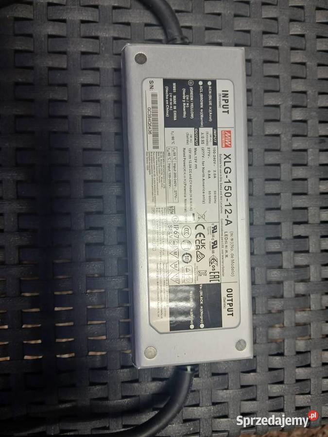 Zasilacz LED MEAN WELL XLG15012A 150W 12V 125A łódzkie Ozorków
