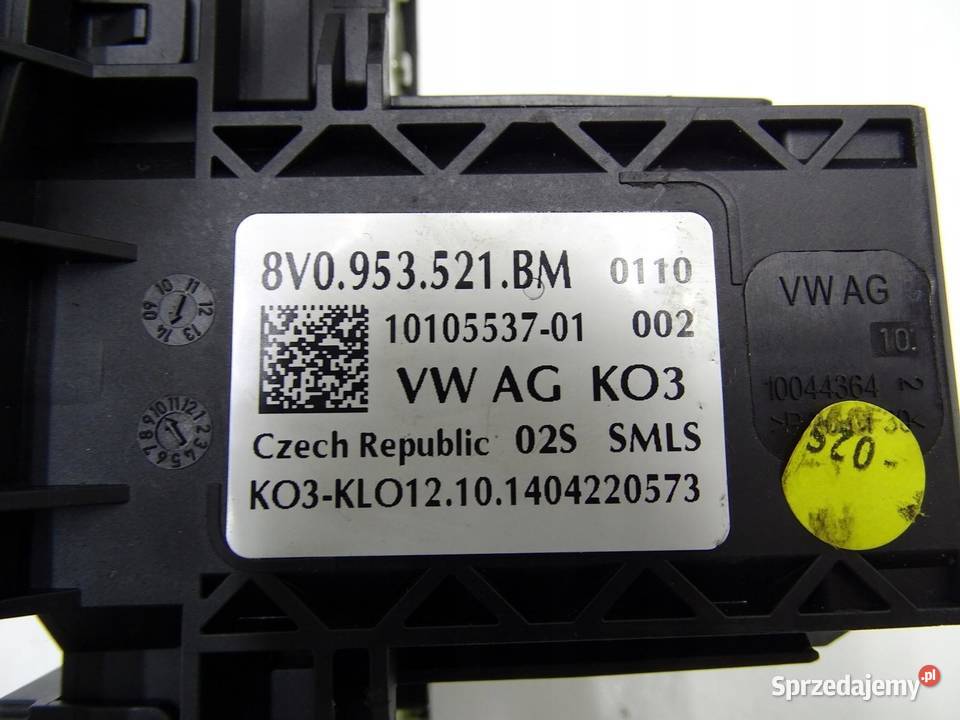 PRZEŁĄCZNIK ZESPOLONY MANETKI 8V0953521BM AUDI Wyposażenie wnętrza małopolskie