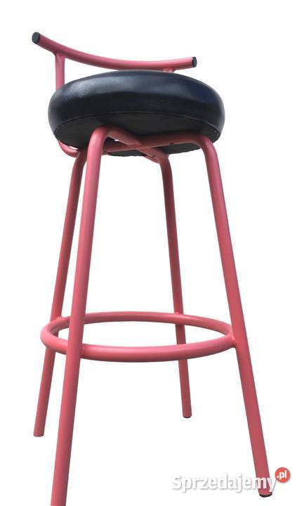 3 hokery krzesła barowe różowe Krzesła Kraków