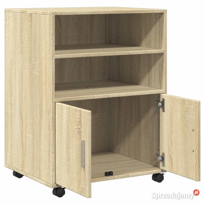 Szafka na kółkach dąb sonoma 55x40x91 WM853184 Warszawa