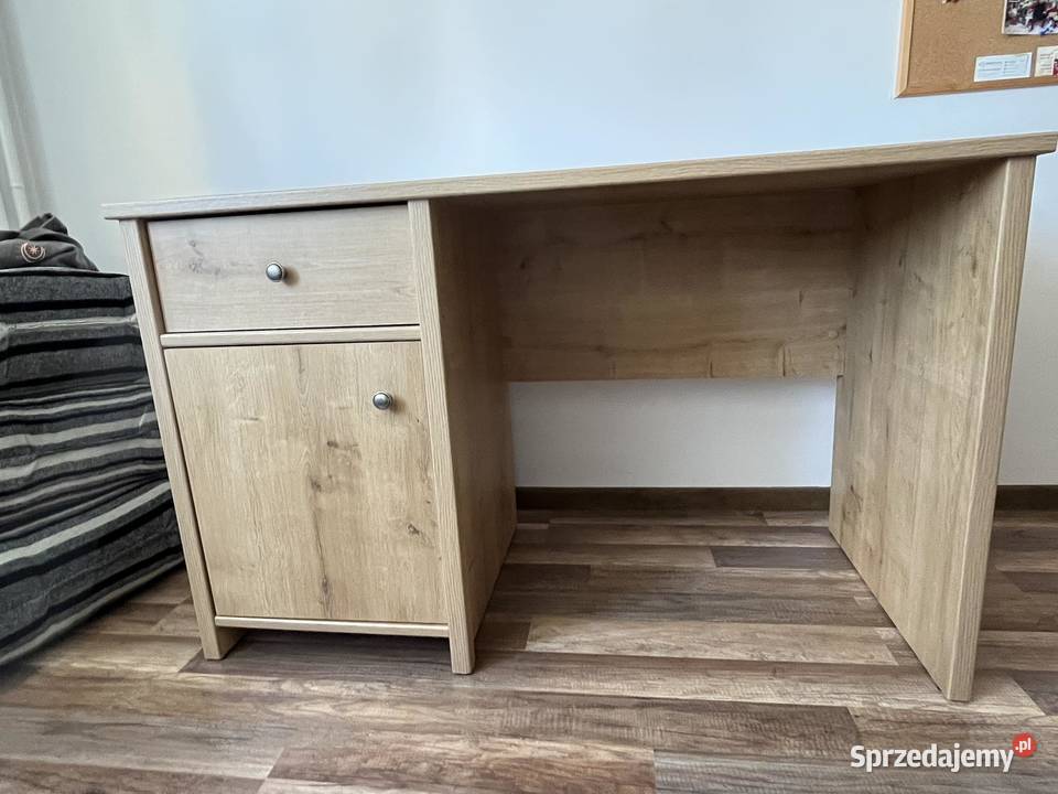 Duże biurko w stylu skandynawskim stan idealny 56cm Bydgoszcz