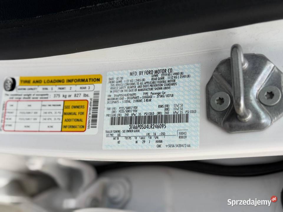 Ford Fusion hybrid plugin 54000km Białystok