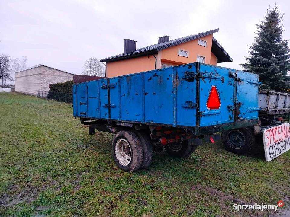 Przyczepa rolnicza Wywrotka nieuszkodzony Liwki Szlacheckie