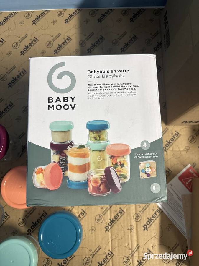 Babymoov szklane pojemniki z wieczkami MULTISET Głuchów Górny