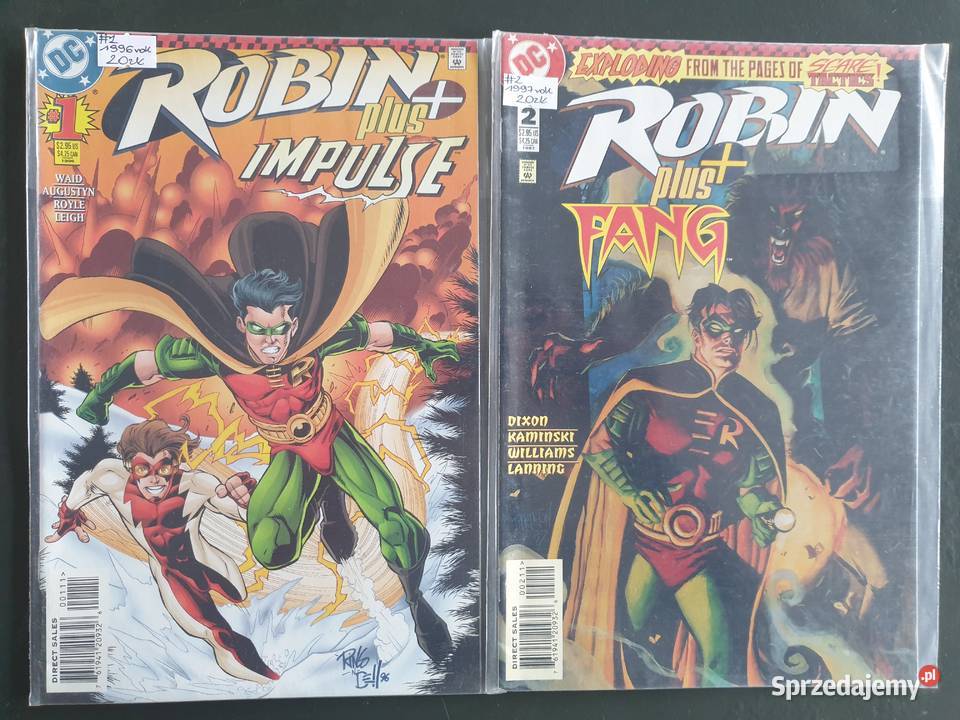 Robin zestaw 7 oryginalnych komiksów USA DC pomorskie Gdynia