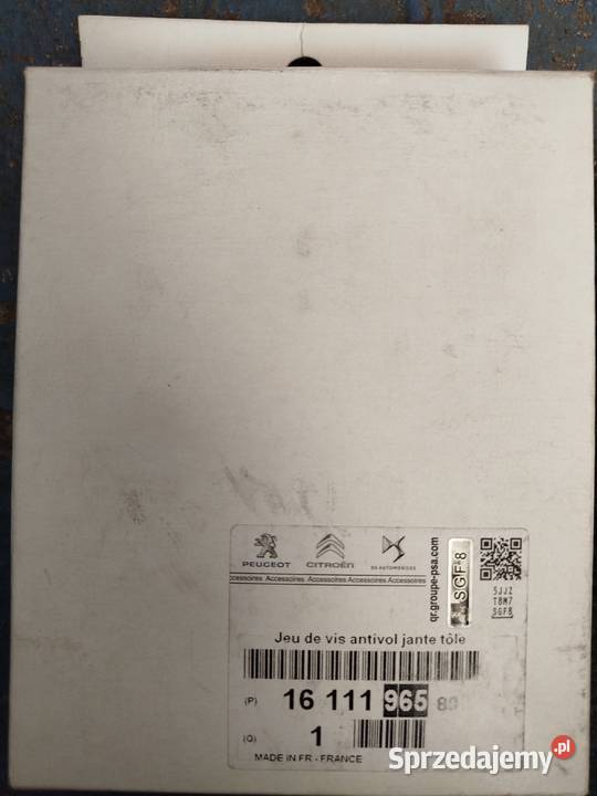 Śruby zabezpieczające oryginalne Citroen łódzkie Łódź
