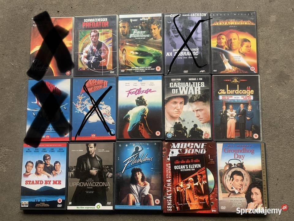 Plyty DVD z filmami z lat 90 tych i nowsze napisy Filmy Wrocław sprzedam