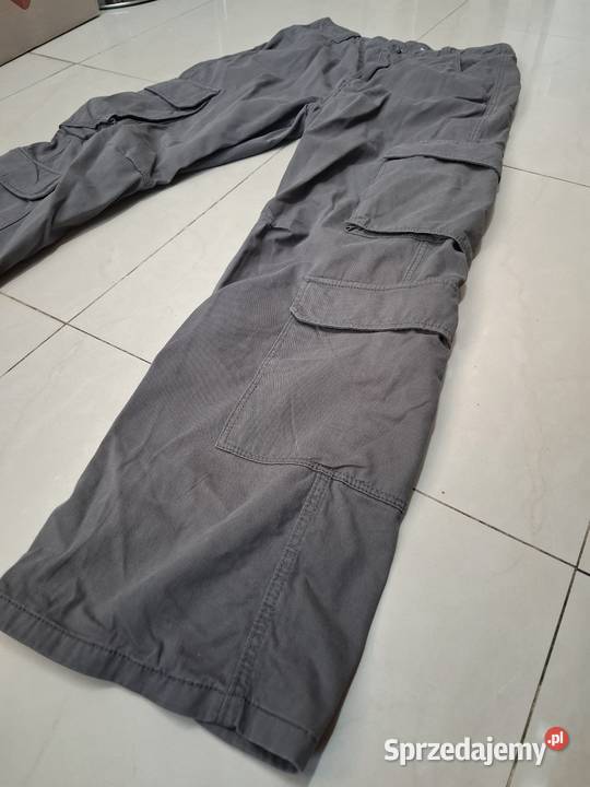 Bershka M spodnie cargo bojówki unisex Kraków