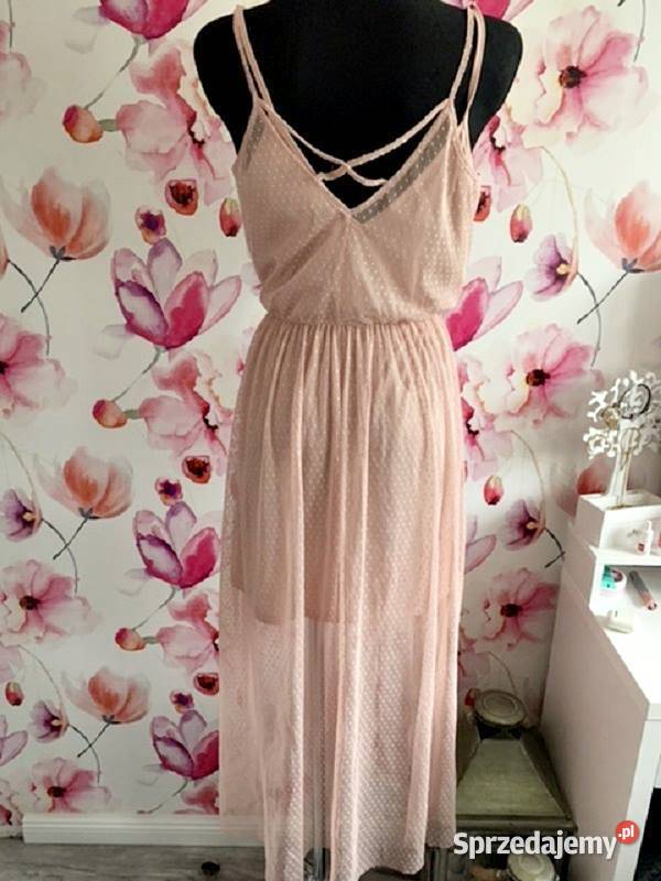 atmosphere sukienka elegancka siateczka haft Moda i Styl Choszczno