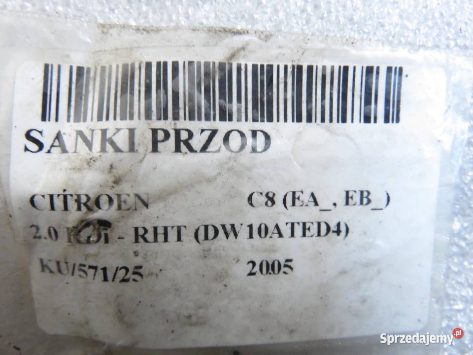 SANKI PRZÓD CITROEN C8 20 HDi