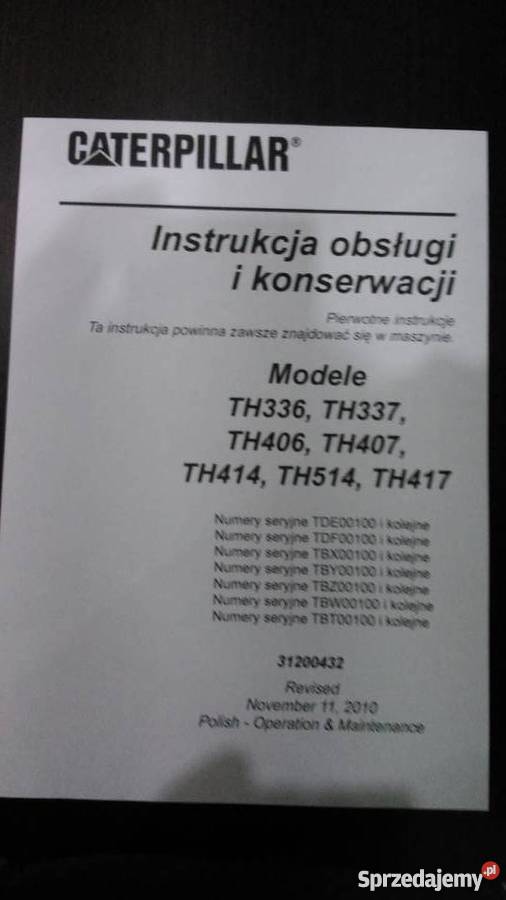 Instrukcja obsługi DTR ładowarki teleskopowej Brzesko