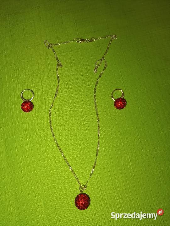 Komplet biżuterii srebrnej próby 925 Głuchołazy