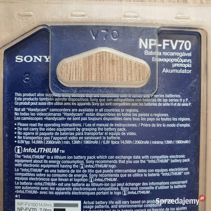 Sony NPFV70 akumulator Nowa Sól