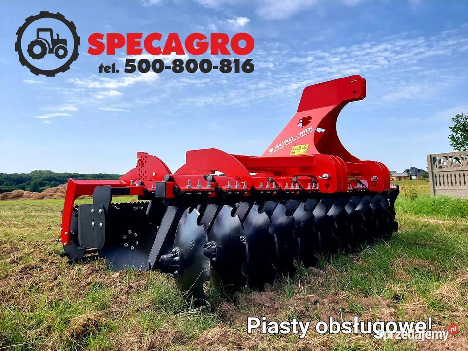 Agregat talerzowy brona ścierniskowa Stara Błotnica