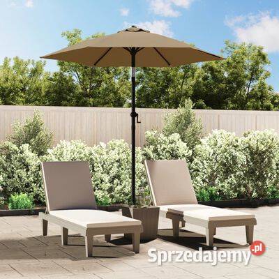 vidaXL Parasol taupe 200 x 224 aluminiumsku47207 Warszawa