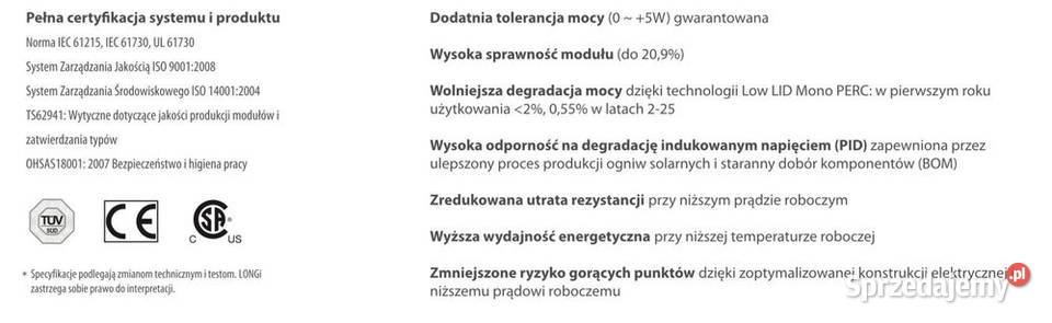 Paleta 30 Panel PV LONGi 450W LR472HPH Mono