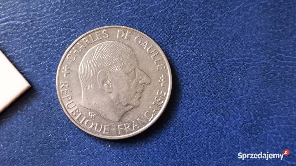 Stare monety 1 frank 1988 Francja Lesko sprzedam