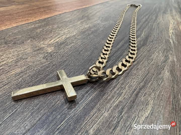 Złoty łańcuszek próba 750 złoto Trzebiatów