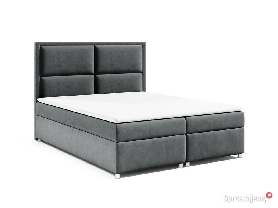 Tapicerowane łóżko KONTYNENTALNE z materacem K11 208cm sprzedam