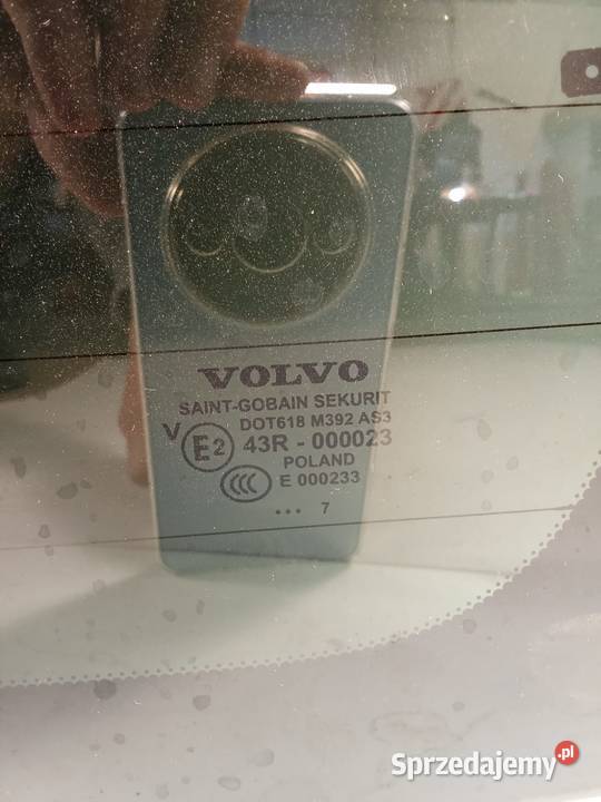 Szyba Tylna Przyciemniana Volvo XC 60 08 Bralin sprzedam