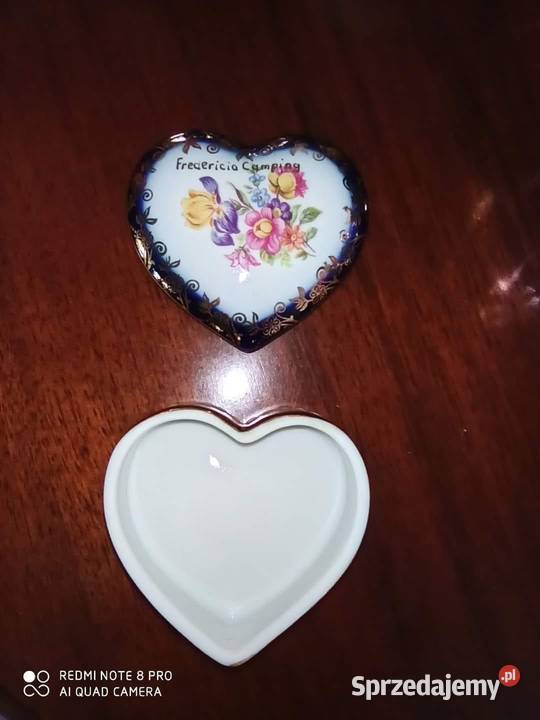 Puzderko PM Made in GDR Biała porcelanaz Gdańsk