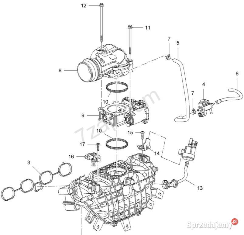 KOLEKTOR SSĄCY OPEL GM 55569381 Ruda Śląska